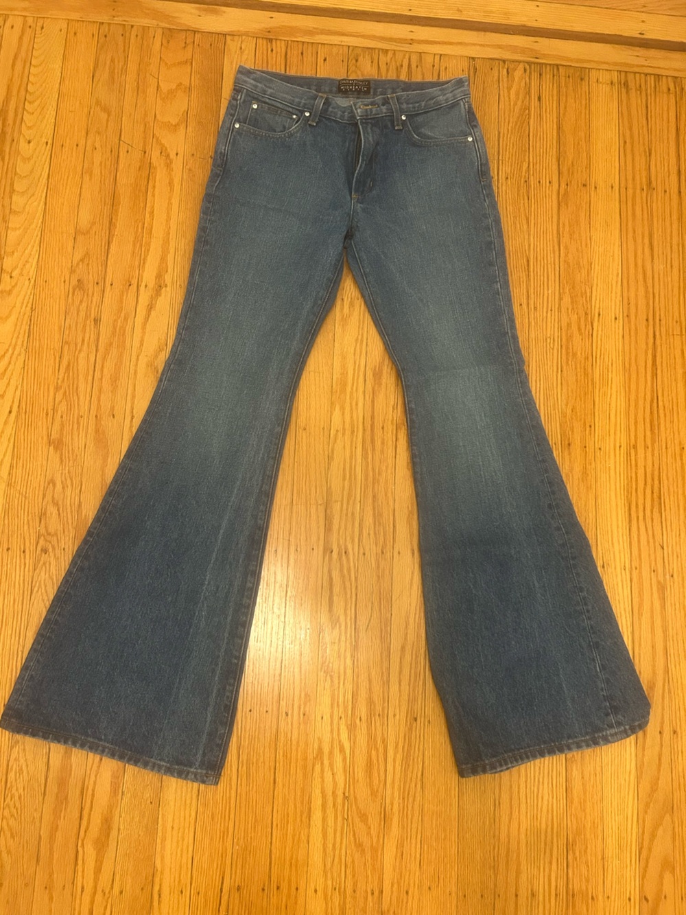 Cynthia Rowley Dark Blue Flare Jeans
